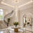 23-Light Crystal Dimmable Tiered Chandelier-454695829