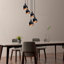 Julius 5 - Light Black Cluster Pendant