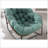Oversized Wicker Egg Rocking Chair With Thick Cushion, Durable And Comfortable For Indoor And Outdoor Use-1998240765