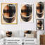 Art mural abstrait brun, courbes minimalistes brunes, toile courbe minimaliste-1133406181-1133406185