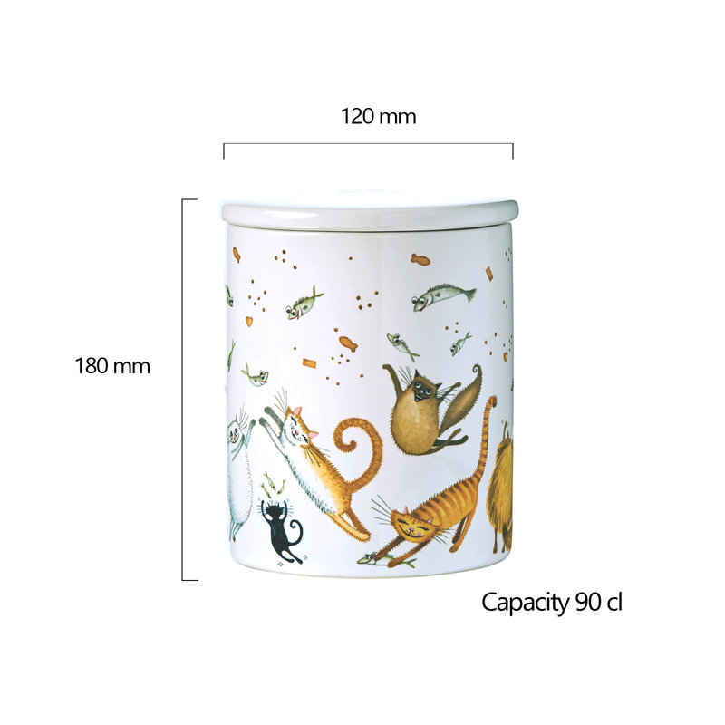 From Wags to Whiskers Cat Treat Jar
