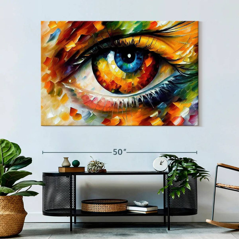 Leisha Eye I, 34" H x 51" W