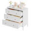 Commode 3 tiroirs avec rangement