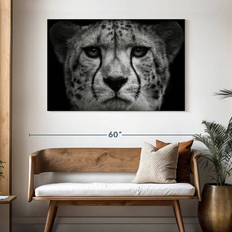 Wild Cat Portrait, 32" H x 48" W
