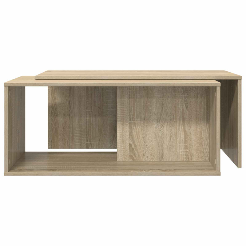 Coffee Table with Storage, Sonoma Oak