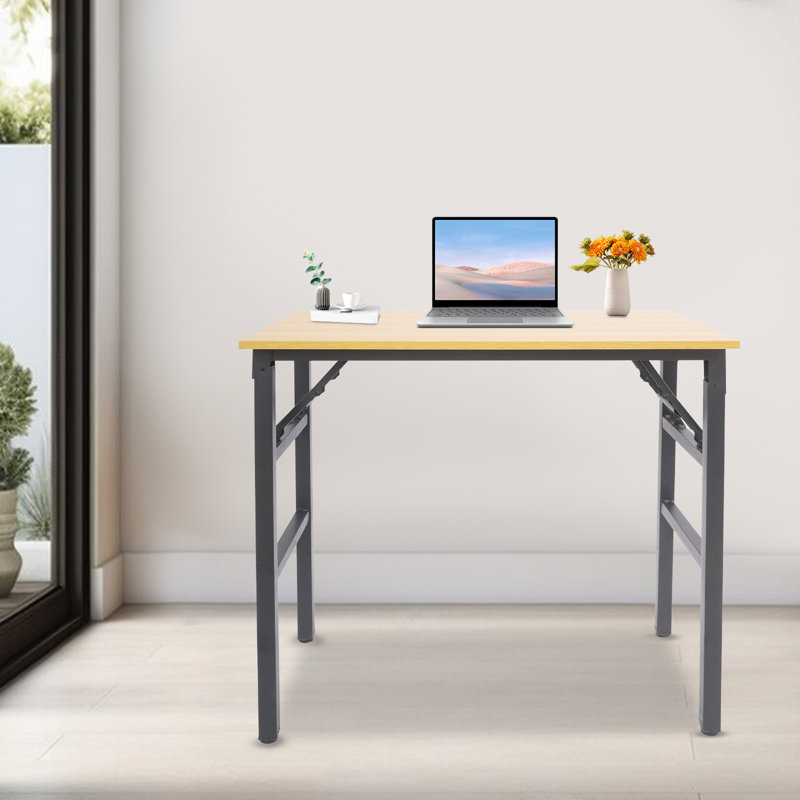 Folding Computer Desk, Natural