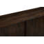 Buffet 4 portes Percy au fini brun barista moderne sur bois d'acacia massif