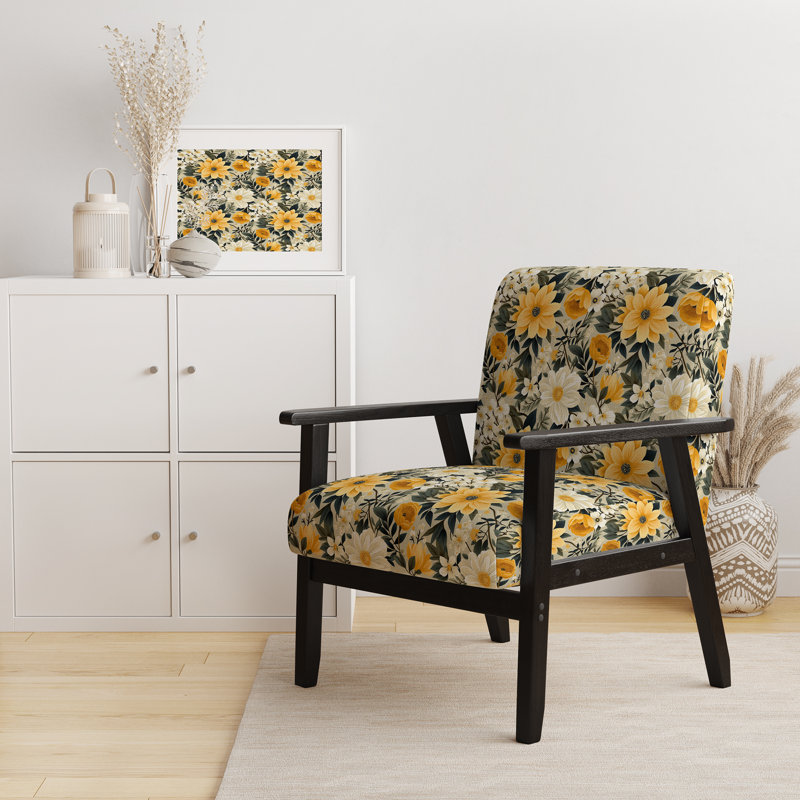 Fauteuil bohémien rembourré en velours