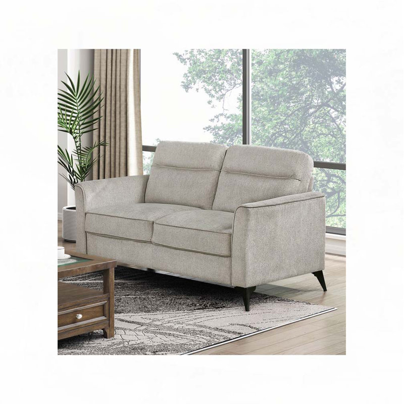 Causeuse en microfibre, Tanné