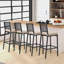 Neelesh Bar Stool with Iron Frame