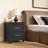 Bogosta 21.85"H Modern Wood 2 Drawer Bedroom Nightstand with Storage-1023830986-1072992604