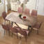 Ensemble de table de salle à manger rectangulaire 71 po-53786532-53786539