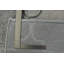 Tapis gris en laine noué à la main de conception unique 7 pi 10 po x 8 pi 4 po Damaris