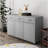 Three Doors Side Table-Grey