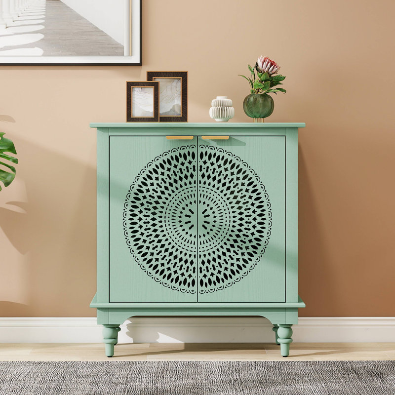 Buffet à 2 portes American Style, Light Green