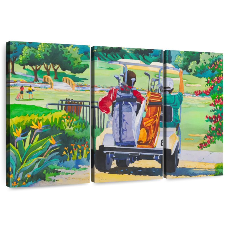 Senne The Golfers, H 36 po x l 57 po