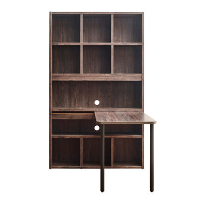 Cumberland L-Shaped Solid Wood Writing Desk