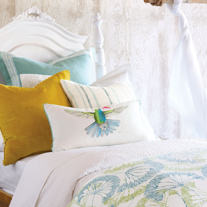 Playa Grande Lumbar Pillow Cover & Insert, Faux down