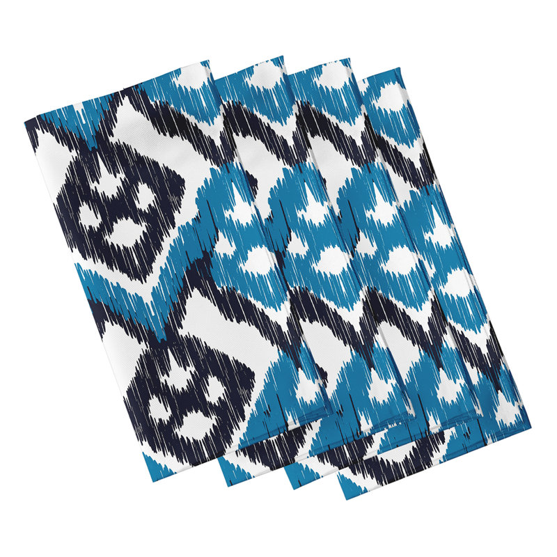 Schoenberg Hipster Napkins, Teal/Navy