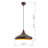 Adjustable Height Single Pendant With Metal Cap-516906329