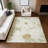 Machine Washable Indoor/Outdoor Oliveras ACN2263 Floral Rug-1316999789