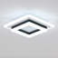 Aweys 1-Light 20cm Square LED Flush Mount Ceiling Light-183220857-183220849