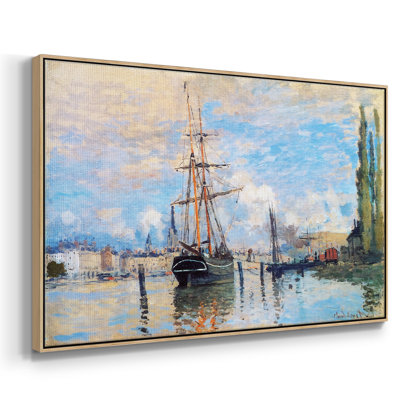 La seine à Rouen, 1872, reproduction d'art sur toile