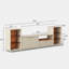 Meuble télé moderne et modulaire avec lumières à DEL et rangement, console multimédia pour le salon-1284947259-1284947261
