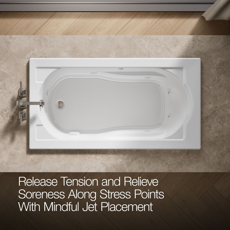 Devonshire® 60" x 32" Whirlpool Bathtub, White