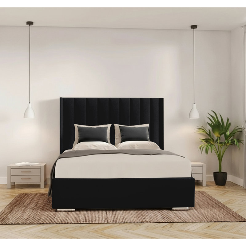 Chiedu Bed Frame, Super King, Black