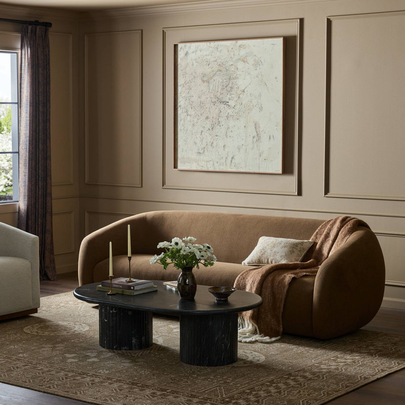 Channing Sofa, Palermo Drift 92% Polyester/8% Flax/Linen