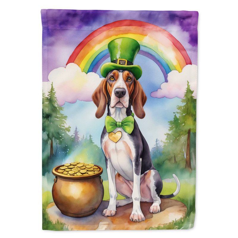 Drapeau de jardin double face en polyester H 15,5 po x l 11,25 po St Patrick's Day