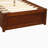 Pine Solid Wood Slat Headboard Design Bed with Drawers-1970590769