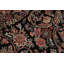 Tapis oriental en laine rose ovale fabriqué à la main et noué à la main de 8 pi 1 po x 8 pi 3 po Bellwood