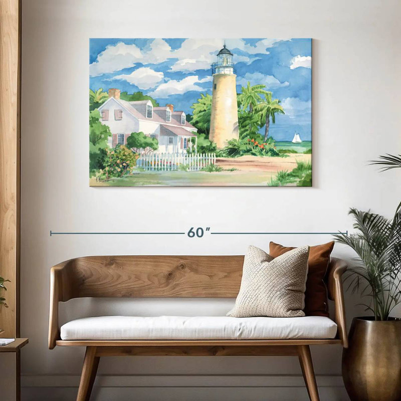 Aletra, phare historique de Key West, H 30 po x l 45 po