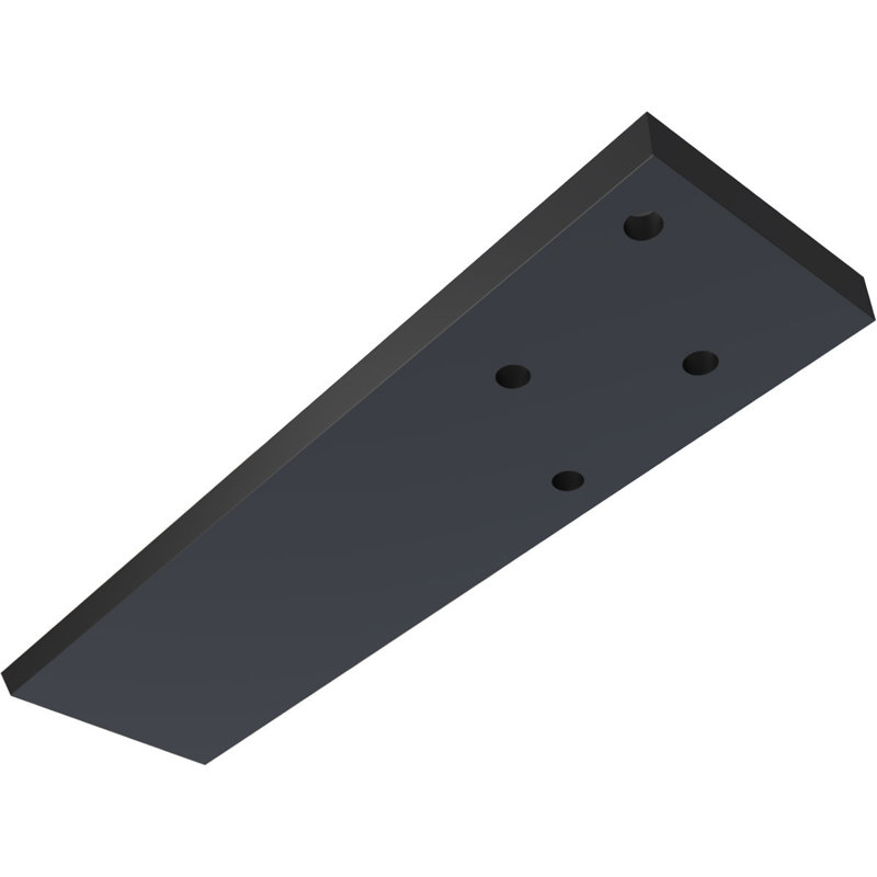 Support flottant dissimulé en acier robuste, H 10 po x l 0,5 po x P 2,5 po