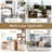 Upholstered Dining Chairs, Modern Kitchen Chairs With Curved Backrest And Metal Legs For Dining Room-588305464