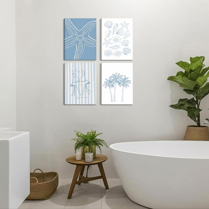 4 Piece Wrapped Canvas Print