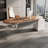 Brown Oval Solid Wood desks-108044835