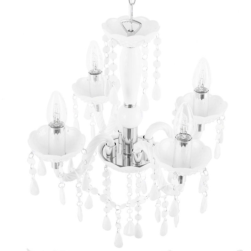 Christiansen 4 - Light Candle Style Chandelier, White