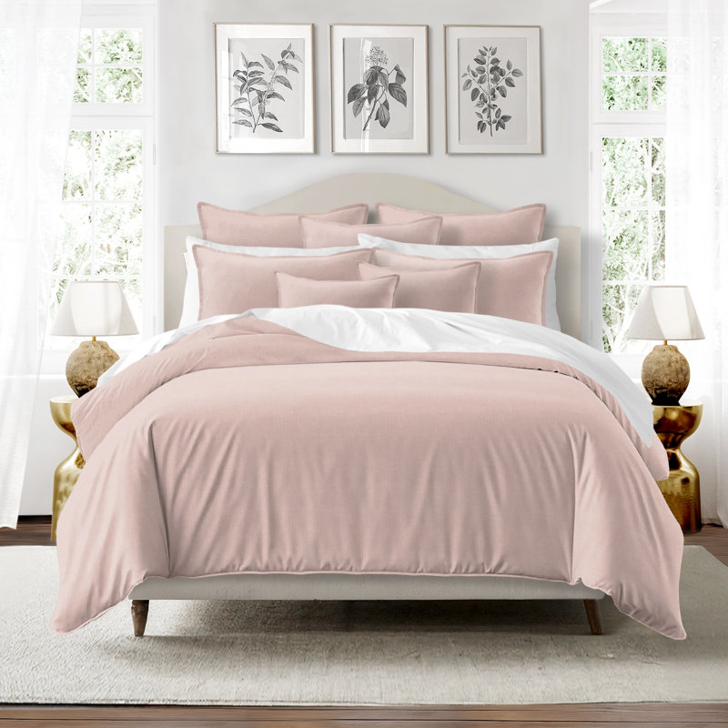 Ensemble d'édredon 8 pièces Elsie, Twin Comforter + 7 Additional Pieces, French Pink
