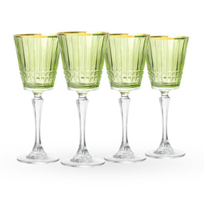 Ensemble de 4 verres à vin Cristine