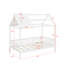 Lit simple en bois avec clôture-47677559