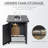 Rectangle Steel Propane Smokeless Fire Pit Table