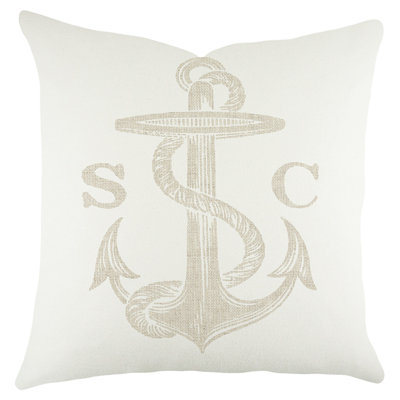  Personalized Harbor Cotton Throw Pillow Cover