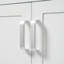 Meuble-lavabo 48 po avec lavabo en résine, portes et tiroirs à fermeture en douceur, design classique