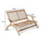 Anella Solid Wood Folding Bench Folding Chair