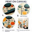 Orange Mid Century Organic Harmony II - art mural moderne orange Mid-Century-1286299573-1286299594-1286299596