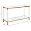 Ensemble de console 48 po et miroir
