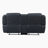 Yara 75.5" Modern & Contemporary Faux leather Manual Double Reclining Loveseat with Integrated Tech Console, Power Outles and USD Charging Ports-111311551